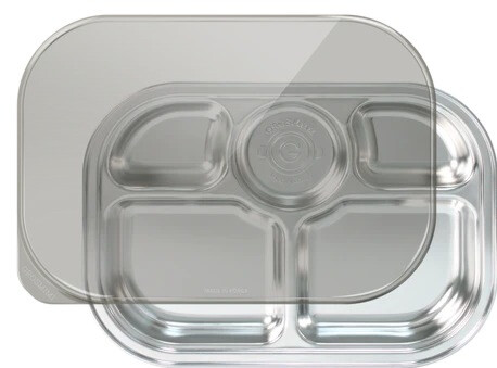 Grosmimi Stainless Steel Baby Food Tray - 5 Compartments