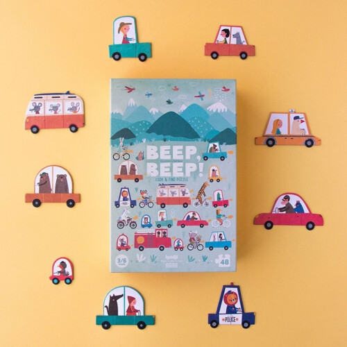 Londji Beep! Beep! Puzzle 48pieces 3/6 Ages