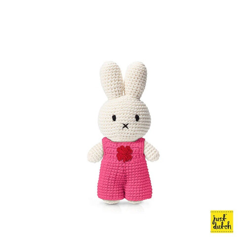 Miffy Just Dutch Handmade in Clover Dress and Jumpsuit Pink 4Leaf Clover Jumpsuit