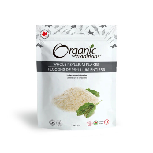 Organic Traditions Whole Psyllium Flakes 340g