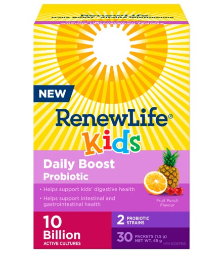 Renew Life Kids Daily Boost Probiotic 30 Packets @