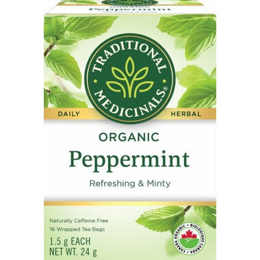 Traditional Medicinals Organic Peppermint Tea 16 Count