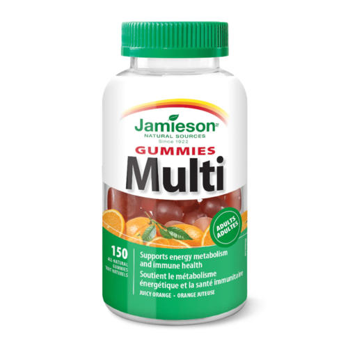 Jamieson Multivitamin Gummies for Adults 150 Count - Orange Flavour