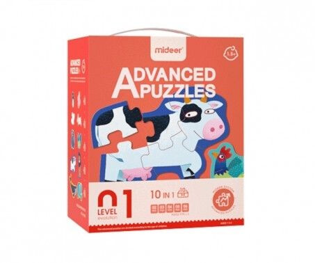 Mideer Advanced Puzzles Level 1 - Animals 1.5+