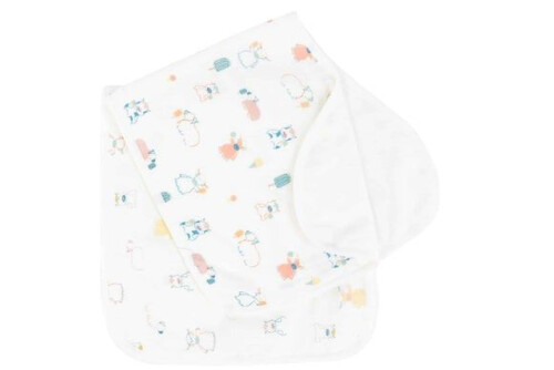 Nest Design Burp 'n Bib (2 Pack) - Moo Cow