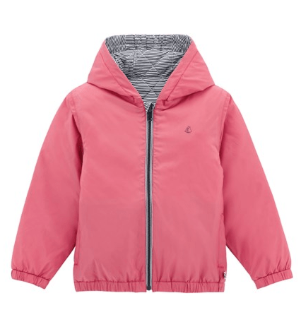 Petit Bateau Coupe-vent Reversible Jackets (Pink) 