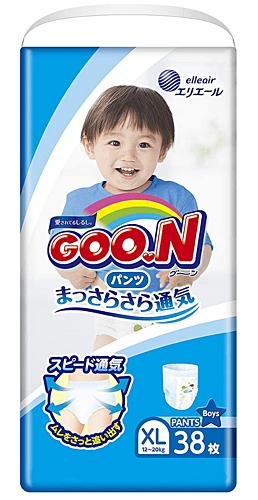 GOO.N Baby Boys Pants XL Size 12-20kg 38 Pieces