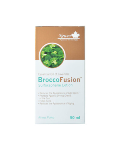 Newco BroccoFusion Sulforaphane Lotion Lavender Pump 50ml