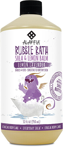 Alaffia Baby & Kid's Shea Bubble Bath Calming Lemon Lavender 950ml