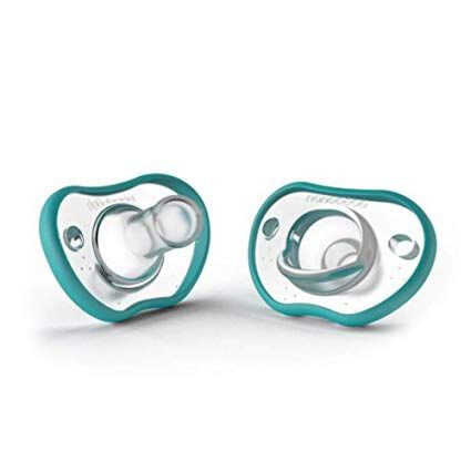 Nanobebe Flexy Pacifier Twin-Pack 0-3m - Teal
