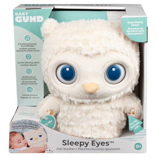 Gund Sleepy Eyes Owl Bedtime Soother 8"