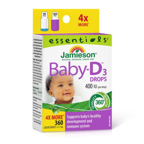 Jamieson Baby-D Vitamin D3 400IU 11.7ml