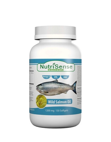 Nutrisense Mega Wild Salmon Oil 1200mg 150Softgels
