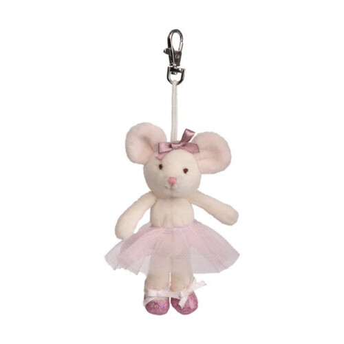 Bukowski Antonia Keyring - Cream Small 4"