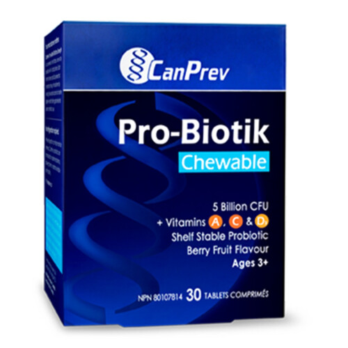CanPrev Pro-Biotik+A,C & D3 Chewable 30 Tablet