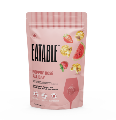 EATABLE Poppin Rose All Day - Wine Infused Candied Popcorn 125g