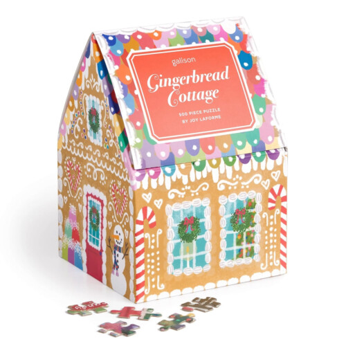 Galison Gingerbread Cottage 500 Piece