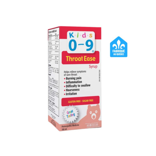 Homeocan Kids 0-9 Throat Ease Syrup 100ml @