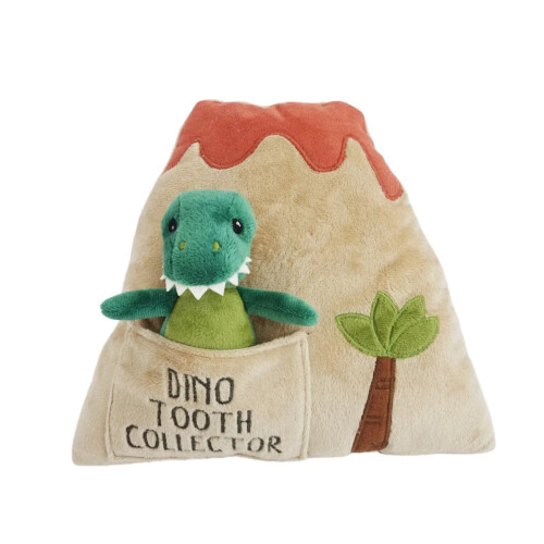 Mon Ami Dino Island Tooth Fairy Pillow Set