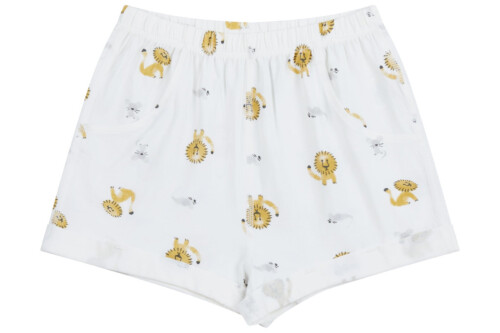 Nest Designs Bamboo Jersey Shorts - The Lion and The Mouse - 2T-3T