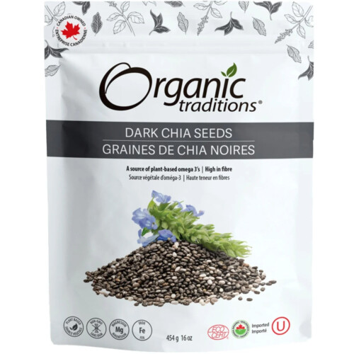 Organic Traditions Chia Seeds Organic 454g @