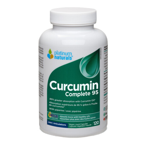Platinum Naturals Curcumin Complete 95 120 Vegan Liquid Capsules