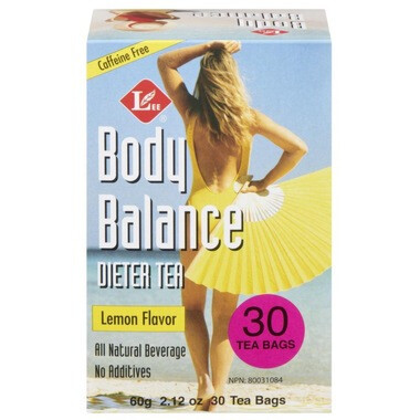 Uncle Lee's Body Balance Dieter Tea Lemon Flavour 60g 30Tbags @