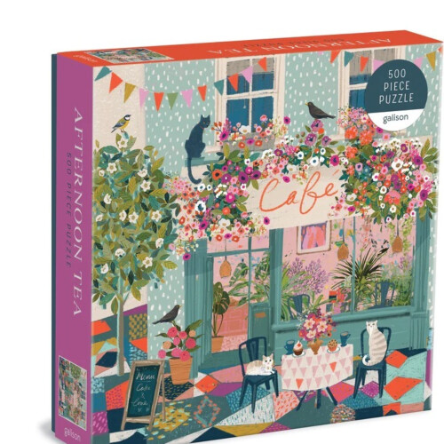 Galison Afternoon Tea 500 Piece Puzzle Jigsaw