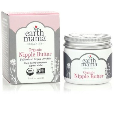 Earth Mama Organic Nipple Butter 60ml - BreastFeeding & Dry Skin