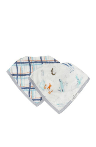 Loulou Lollipop Bandana Bib Set - Born to Fly