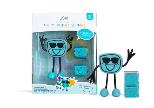 Glo Pals Light-Up Sensory Bath Toys Character - Blair 3+