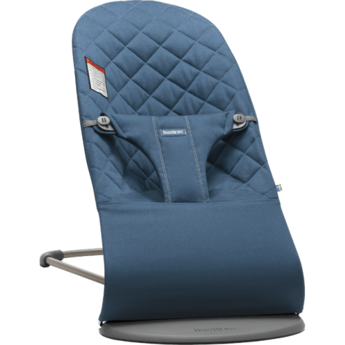 BabyBjorn Bouncer Bliss - Midnight Blue Cotton