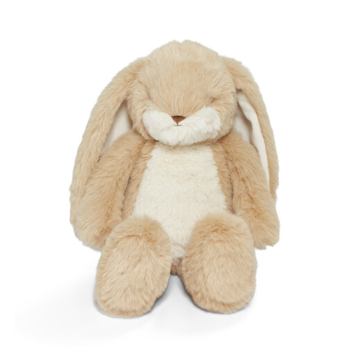 Bunnies By The Bay Little Floppy Nibble Bunny Plush Toy 12" - Almond Joy