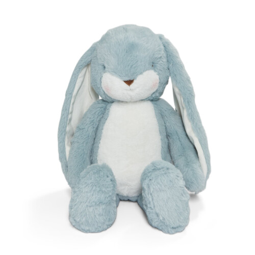 Bunnies By The Bay Little Floppy Nibble Bunny Plush Toy 12" - Stormy Blue