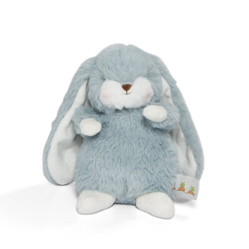 Bunnies By The Bay Tiny Nibble Bunny Plush Toy 8"- Stormy Blue