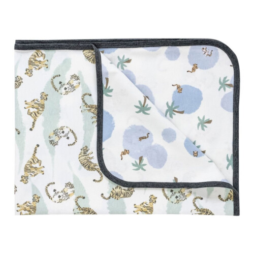 Nest Designs Organic Cotton Waterproof Change Pad (Small) - King of the Jungle