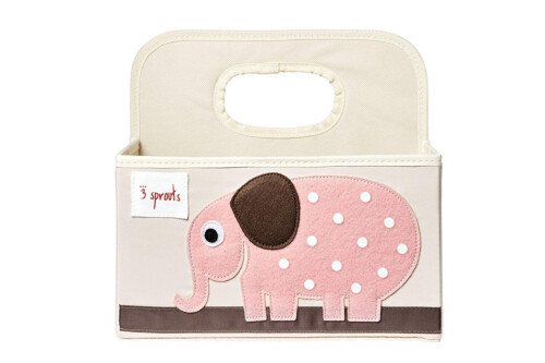 3 Sprouts Diaper Caddy elephant