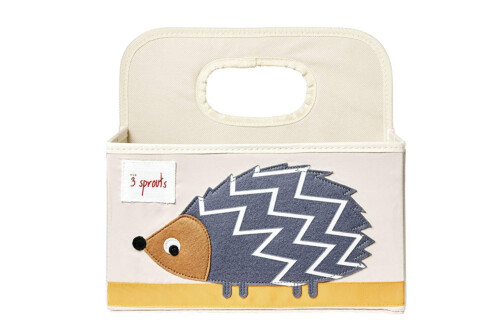 3 Sprouts Diaper Caddy hedgehog