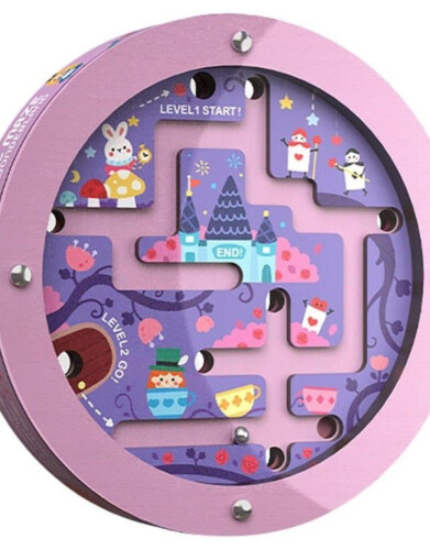 Mideer Double Sided Steel Ball Maze - Wonderland 3yrs+