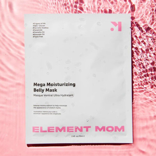 Element Mom Mega Moisturizing Belly Mask for Stretch Marks - 1Pack