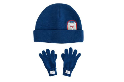 FlapJack Komplet Toque & Gloves Set - Wolf 4-6Y