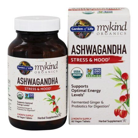 Garden Of Life mykind Organics Ashwagandha 60 Tablets @