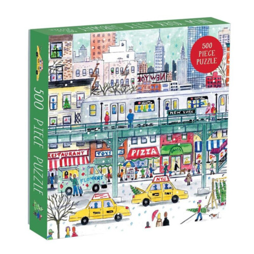 Galison Michael Storrings New York City Subway 500 Piece Jigsaw Puzzle