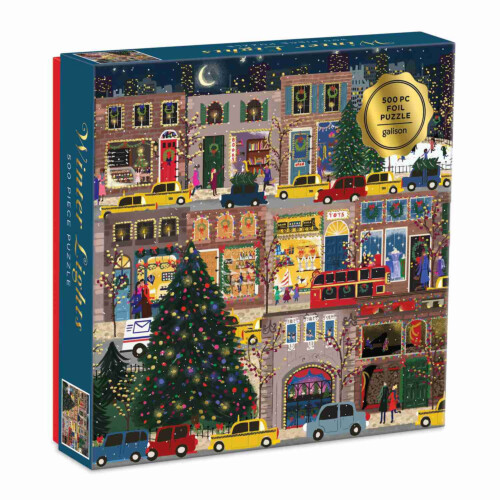 Galison Winter Lights 500 Piece Puzzle
