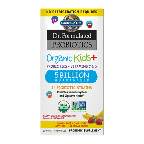 Garden of Life Dr. Formulated Kids Probiotic - Strawberry Banana 30Chewables @