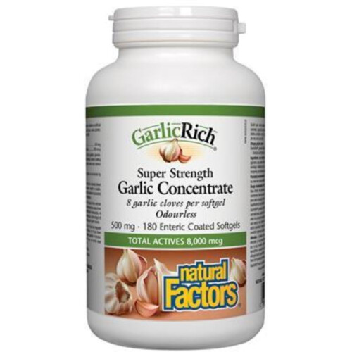 Natural Factors GarlicRich 500mg 180softgels