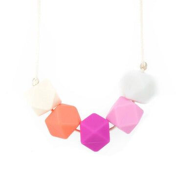 Glitter & Spice Kids  Silicone Teething Necklace -Freya