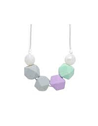 Glitter & Spice Kids  Silicone Teething Necklace -Sophie