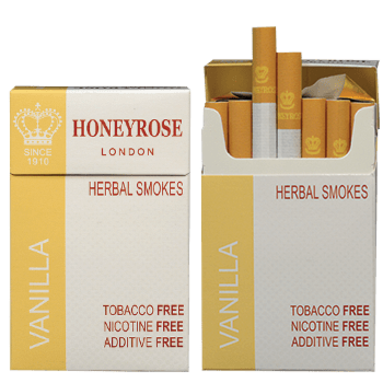 Honeyrose Vainilla Herbal Cigarettes 20 Cigarettes