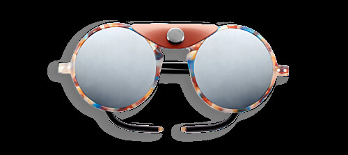 IZIPIZI SUN Glacier Blue Tortoise Soft Brown Sshields Wh MIR Lens Cat4 +0,00